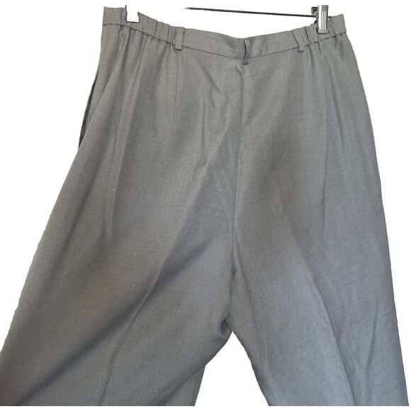 Talbots Women’s Trousers Pants Vintage Career Gray Pant Straight Legs Sz 12 - Picture 3 of 13